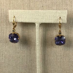 Catherine Popesco purple earrings